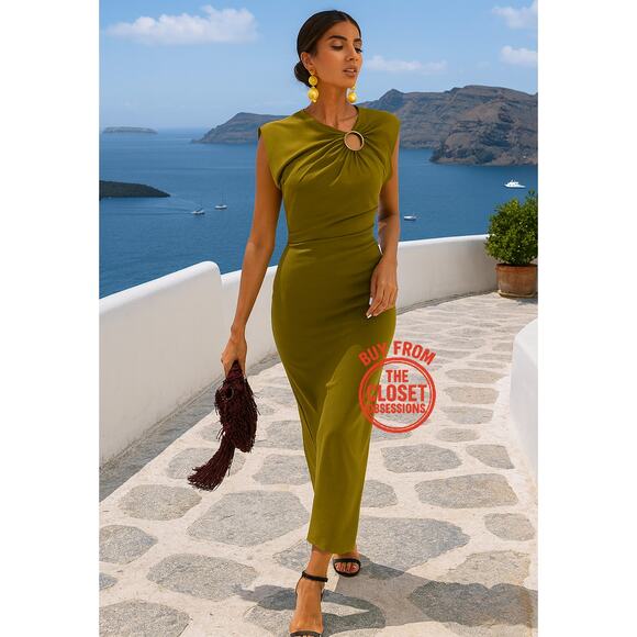 ZARA Sleeveless Midi Dress NWT - Picture 4 of 16